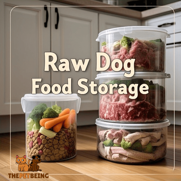 Raw Dog Food Storage.