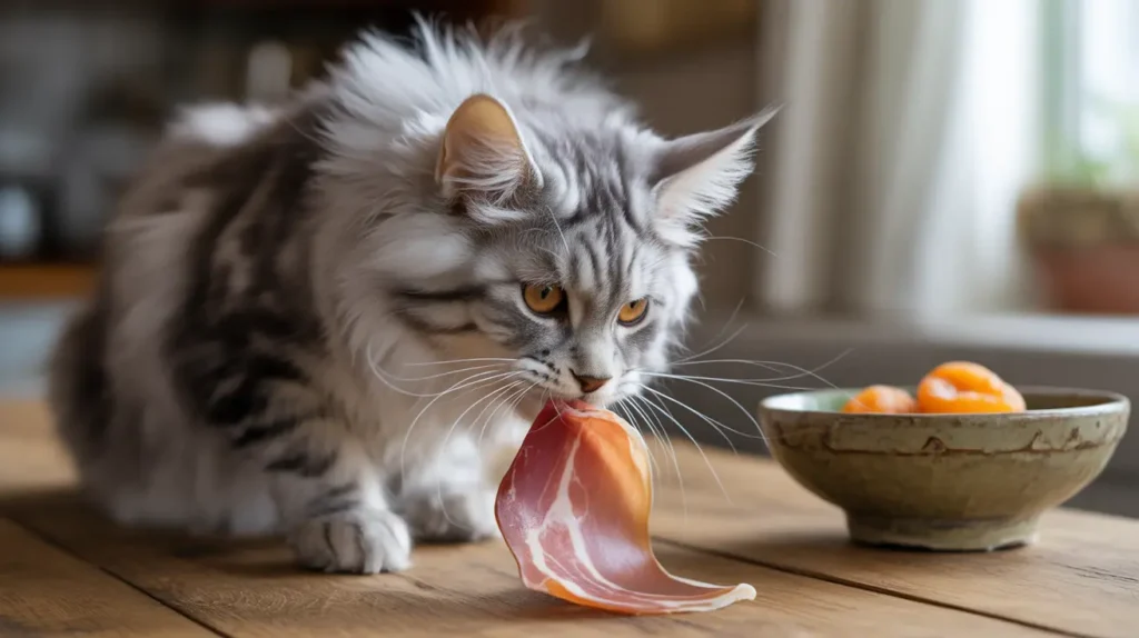 Giving Cats Prosciutto